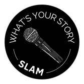 what's your story slam logo